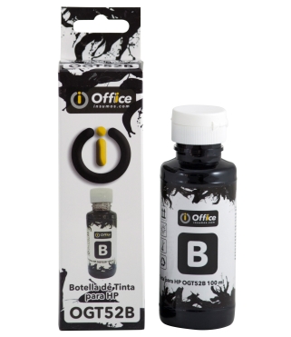 TINTA ALT P/HP 100CC A NEGRO CON APLICADOR OGT51/OGT52B OFFICEINSUMOS.COM